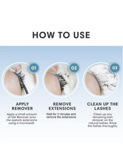 BBC Professional Lash Gel Remover 15 Ml For Eyelash Extension  - Image 5