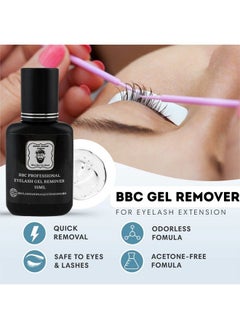BBC Professional Lash Gel Remover 15 Ml For Eyelash Extension  - Image 3