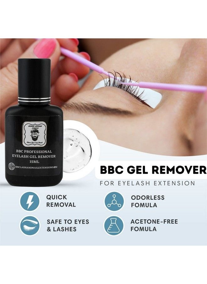 BBC Professional Lash Gel Remover 15 Ml For Eyelash Extension  - Image 3