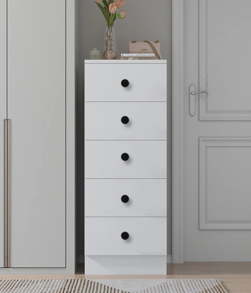 فرنتشر ستور وحدة ادراج مودرن ام دى اف - ارتفاع 100 سم - عرض 36 سم - عمق 36 سم ، من فرنتشر ستور. - Image 1