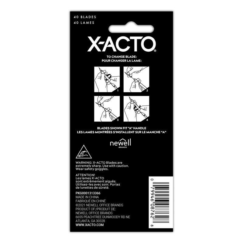 X-ACTO 11 Classic Fine Point Replacement Blades, Pack of 40 (X711) - Image 5