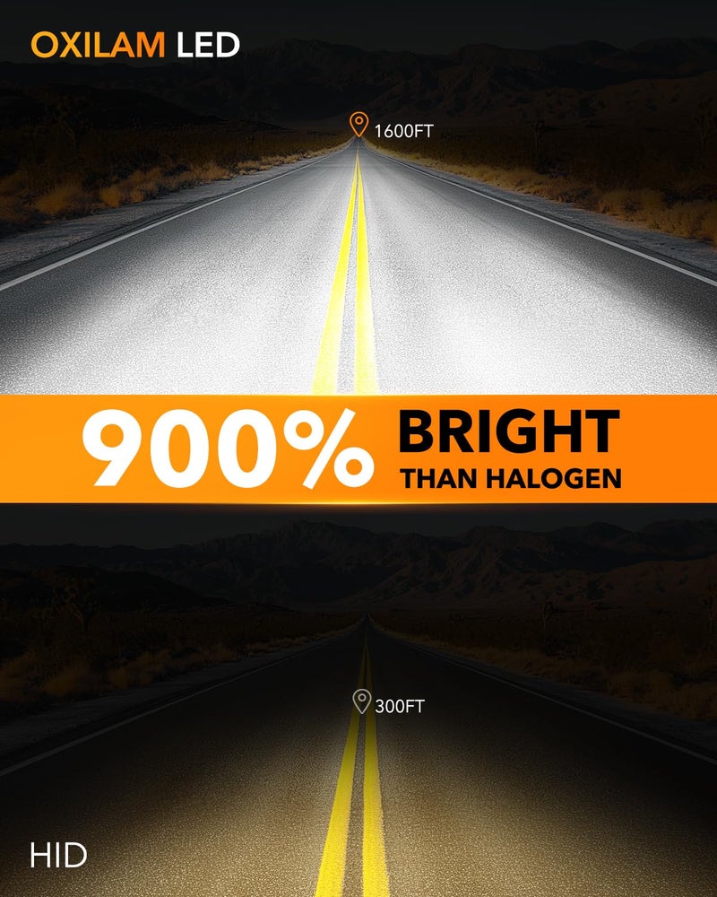 OXILAM 2026 Latest D4S Bulbs 900% Ultra Bright 6500K, 1:1 Mini Xenon Size Fog Light Bulb, Non-Polarity IP68 Waterproof Wireless HID Bulbs Replacement, 2PCS - Image 2
