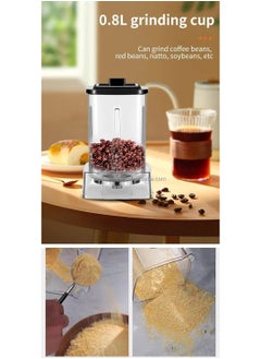 sokany 3 in 1 High Capacity Stainless Steel Multipurpose Food Processor Blender 6600W 3L  - Image 3