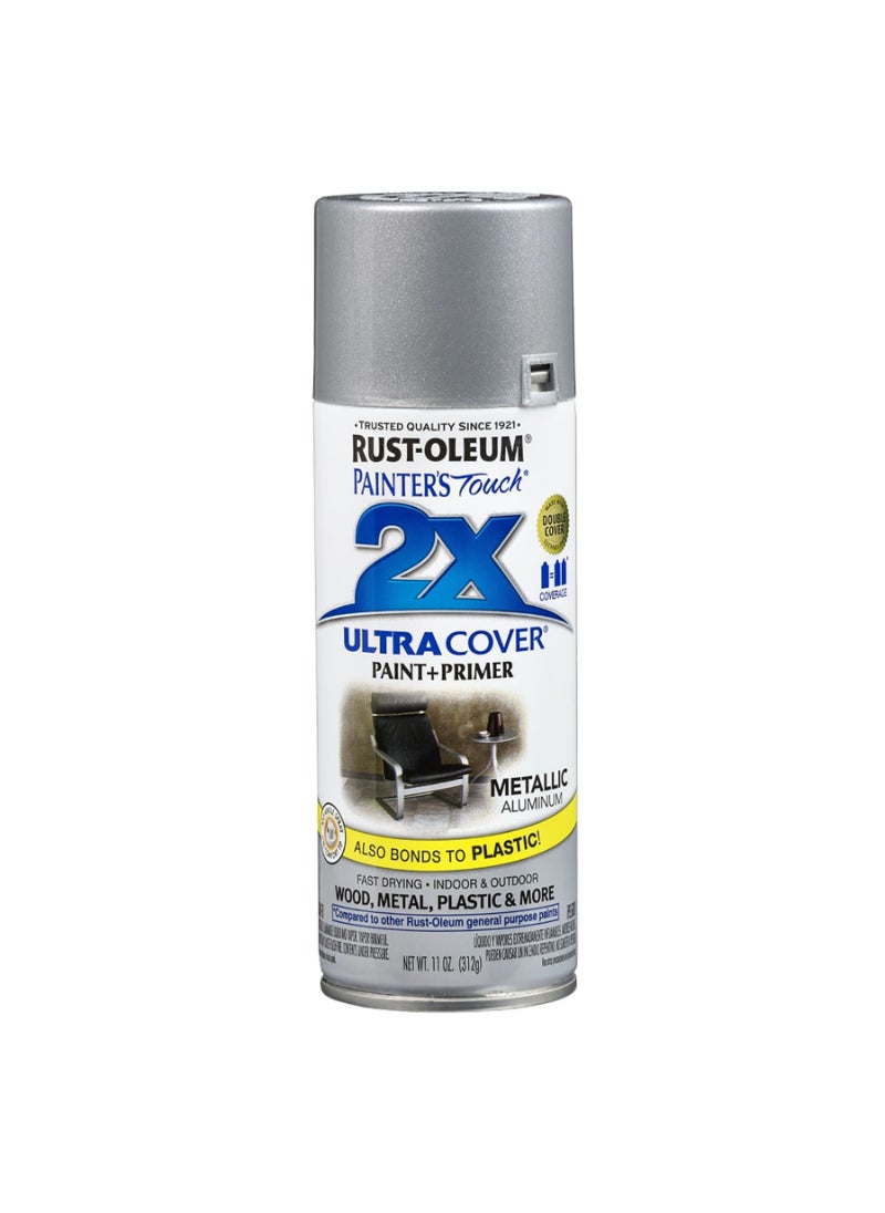 RUST-OLEUM Rust-Oleum Painter's Touch 2X Ultra Cover Spray Paint (312 g, Aluminum) 