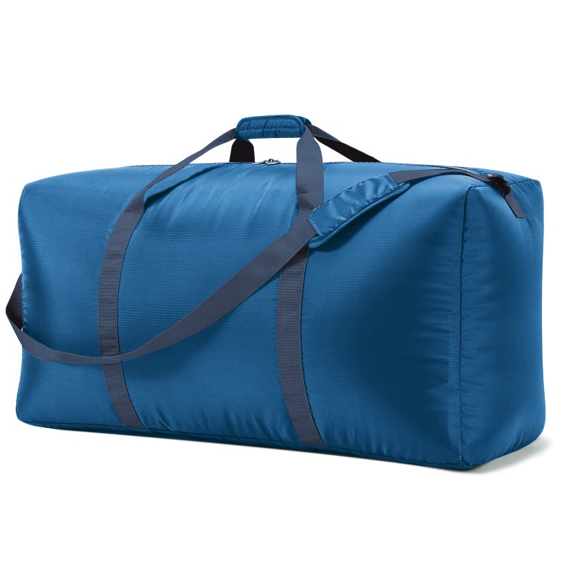 iFARADAY Extra Large Duffel Bag 32.5 inch 105L Lightweight Luggage for Travel Camping Storage-Blue - Image 1