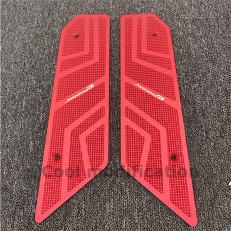 Generic Suitable for Sanyang/MAXSYM TL500 pedal modification TL508 accessories imported CNC non-slip pedal Red