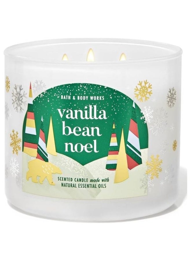باث آند بودي وركس Vanilla Bean Noel 3-Wick Candle 411g