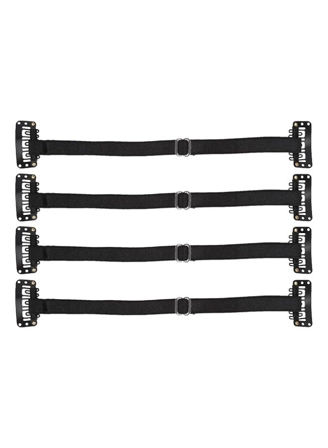 ORiTi 4 PCS Invisible Styling Bands with Hair Clips – Reusable Beauty Accessories for Facial Contour Support - Image 1