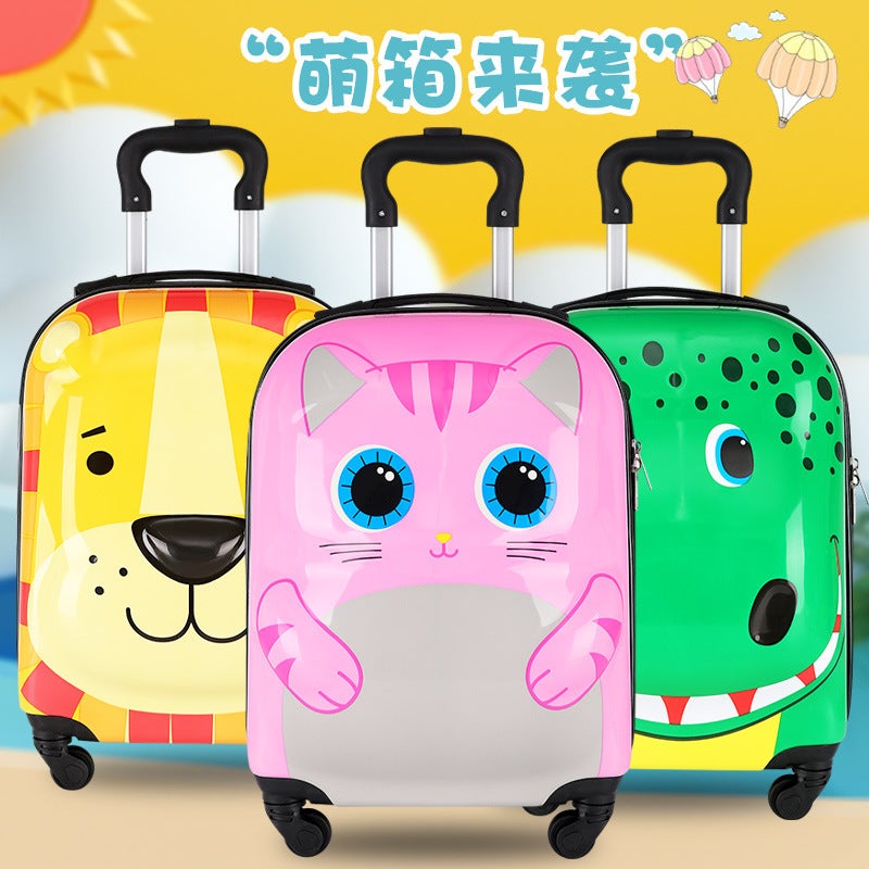 3D Cartoon Animal Kids Suitcase 18 Inch Carry-On - Image 3