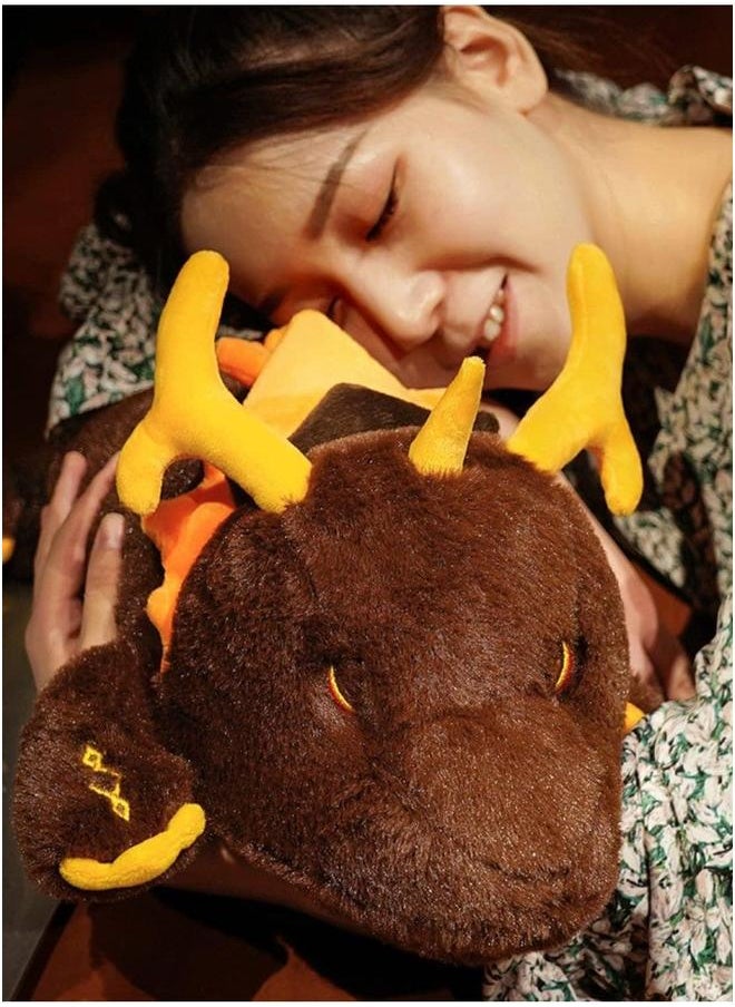 Cute Dragon Plush Pillow, Genshin Impact Role Series Toy, Anime Game Stuffed for Home Decor  - Image 5