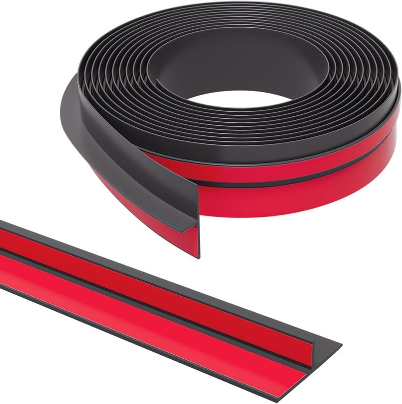 TEKCOOL T-Shaped Door Draft Stopper, Silicon Bottom Sealing Strip | Self Adhesive Gap Filler Rubber | Protector from Cockroach, Bugs, Air & Dust - Image 1