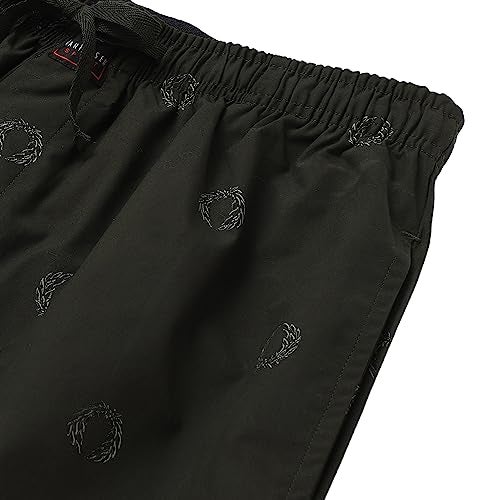 Van Heusen Men Sport Varsity Inspired Casual Style Pyjamas - 100% Combed Cotton - Drawstring Waist, Allover Print_70012_Grey Aop01_M - Image 3
