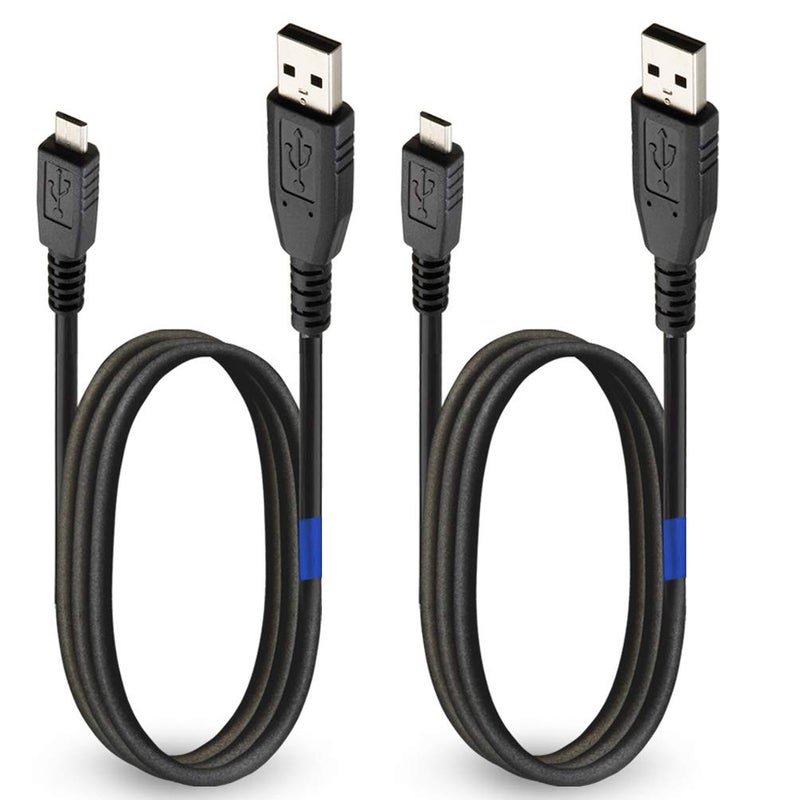 كابل 2 × قطع من Micro-USB إلى USB لـ Beats By Dre Beats Pill؛ Ihome Idm8 Idm8b Idm8r Iot18b Idm12 Idm11؛ Beats By Dr. Dre Pill؛ كابل شحن ومزامنة بيانات لمكبر الصوت المحمول Boombar