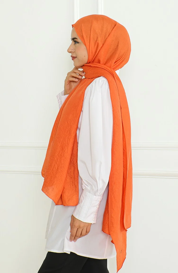 Sefa Merve Karaca Shawl 81058-01 Orange