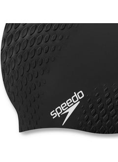 speedo Bubble Active Black Unisex Bonnet  - Image 4