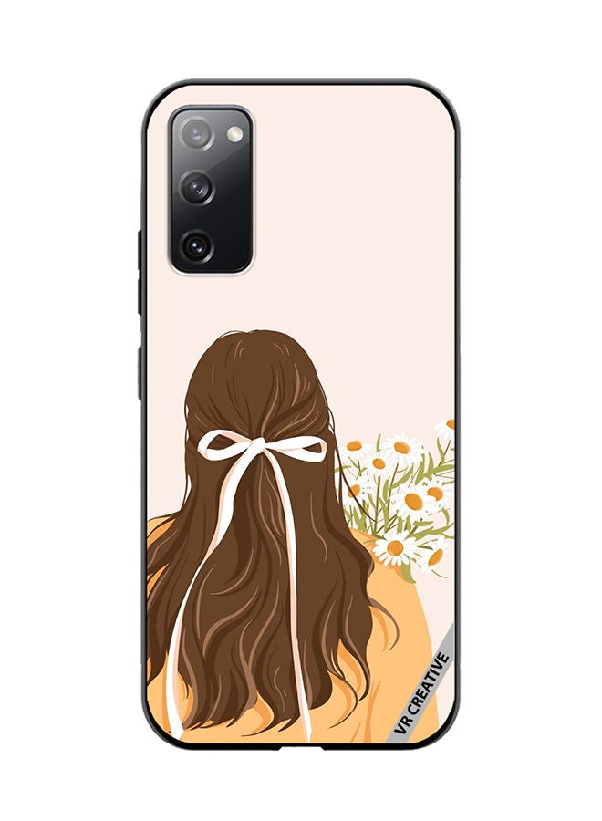 VR CREATIVE Protective Case Cover For Samsung Galaxy S20 FE 5G Girl Design Multicolour - Image 1