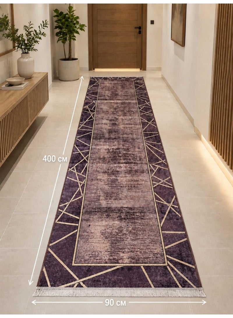 سجاد سيراميك نانو فاخر 400 × 90 سم – سجادة ممر طويلة مقاومة للانزلاق - Image 2