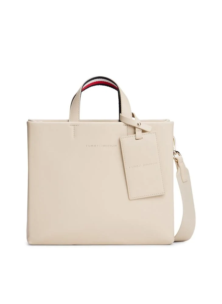 TOMMY HILFIGER Logo Detailed Top Handel Satchels