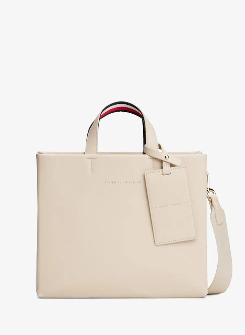 TOMMY HILFIGER Logo Detailed Top Handle Satchel