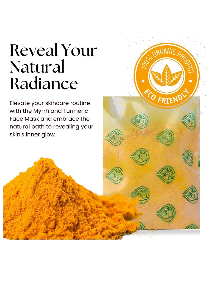 OGAILI Al Myrrh and Turmeric powder Natural Herbal skin Cleanser - Holistic Skin Transformation & Youthful Radiance & Even Skin Tone & Cruelty-Free and Chemical-Free 100G - Image 3