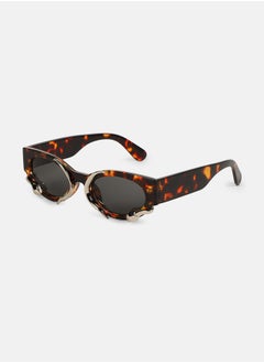 Haute Sauce Polarized Full Rim Oval Sunglasses For Women  - Image 5