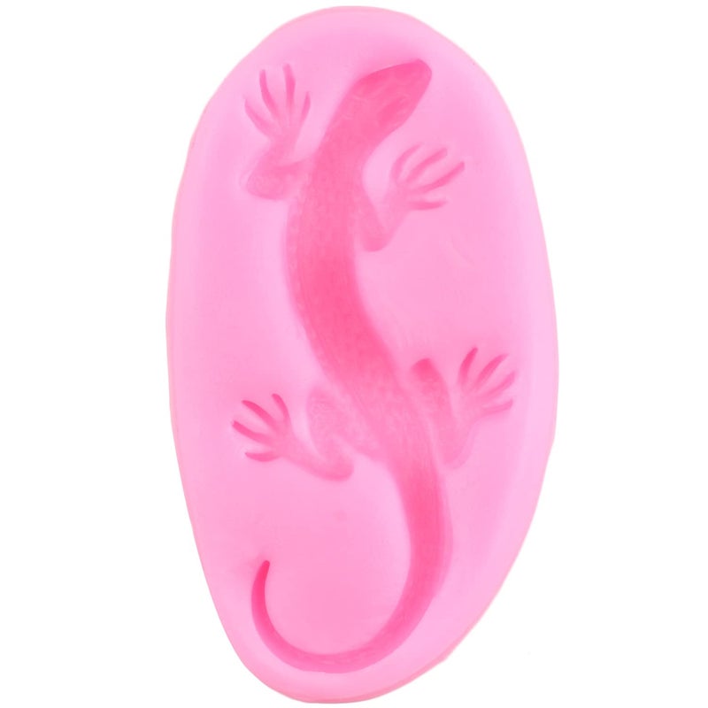 RFGHAC 3D Lizard Gecko Silicone Fondant Molds For Cake Decoration Cupcake Topper Polymer Clay Gum Paste Set Of 3 - Image 4