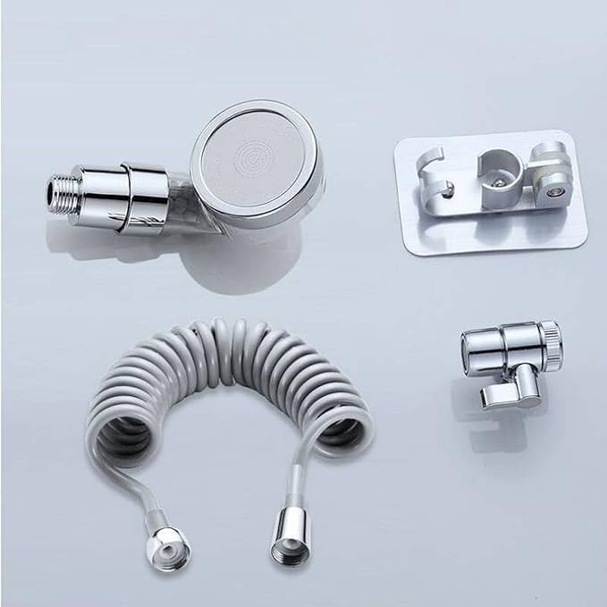 Alark Hand Shower Hose Sprayer Shower Head Attaches To Faucet,Dog Bathing Hose Shower Set For Laundry Bathroom Kitchen Spray Drain Filter Shampoo Shower Heads Sink Tap Faucet for Household Accessories - Image 4