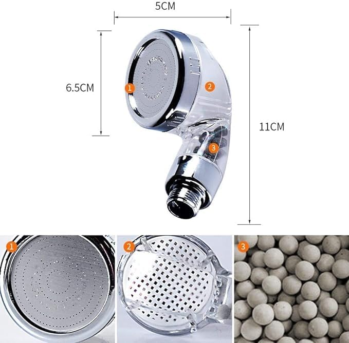 Alark Hand Shower Hose Sprayer Shower Head Attaches To Faucet,Dog Bathing Hose Shower Set For Laundry Bathroom Kitchen Spray Drain Filter Shampoo Shower Heads Sink Tap Faucet for Household Accessories - Image 3