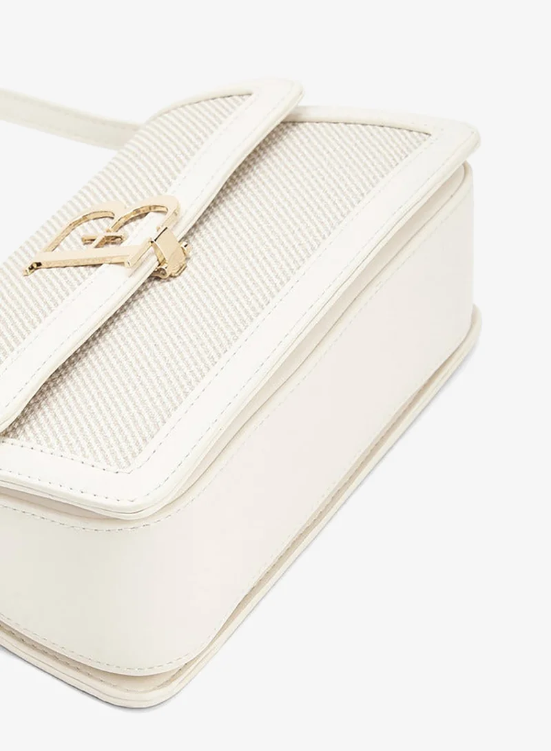 Flora Bella By Shoexpress  Flora Bella Textured Crossbody Bag with Adjustable Shoulder Strap for Women | Best Price UAE
