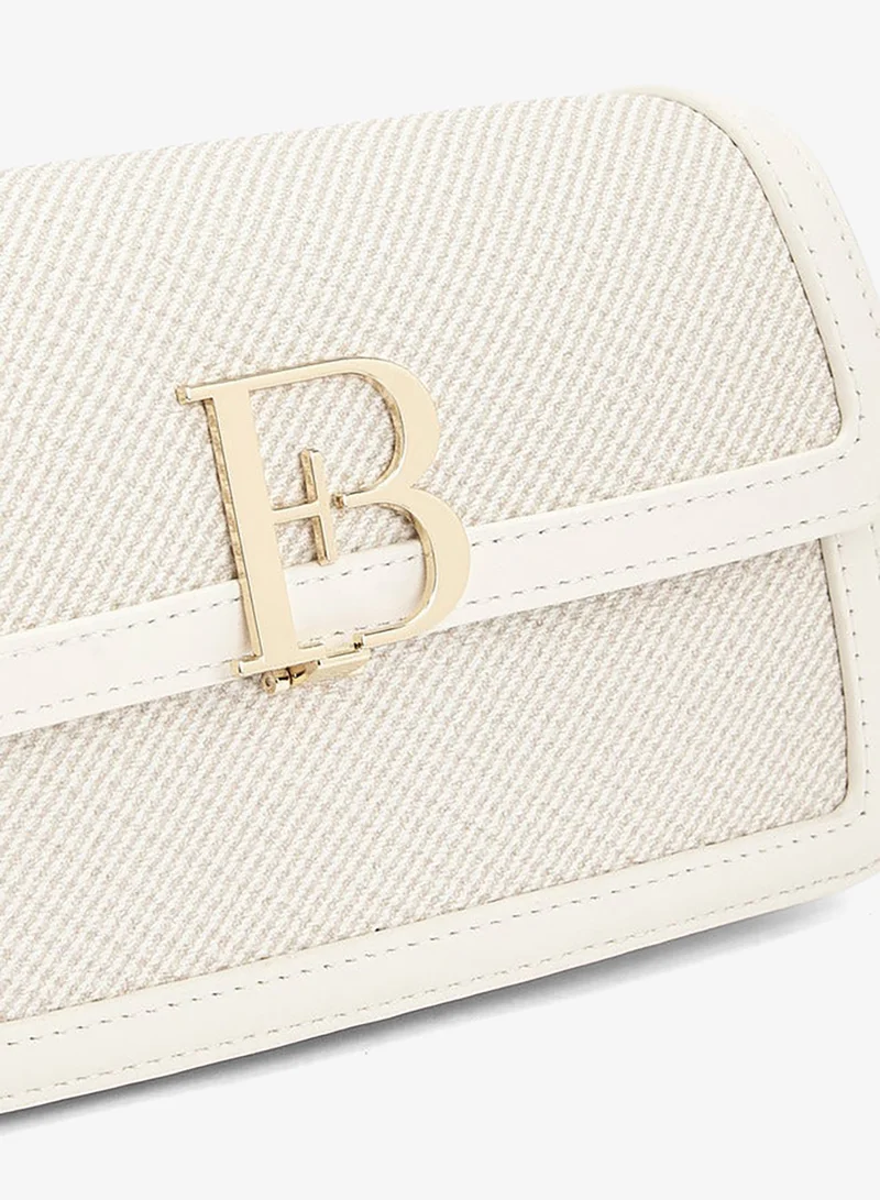 Flora Bella By Shoexpress  Flora Bella Textured Crossbody Bag with Adjustable Shoulder Strap for Women | Best Price UAE