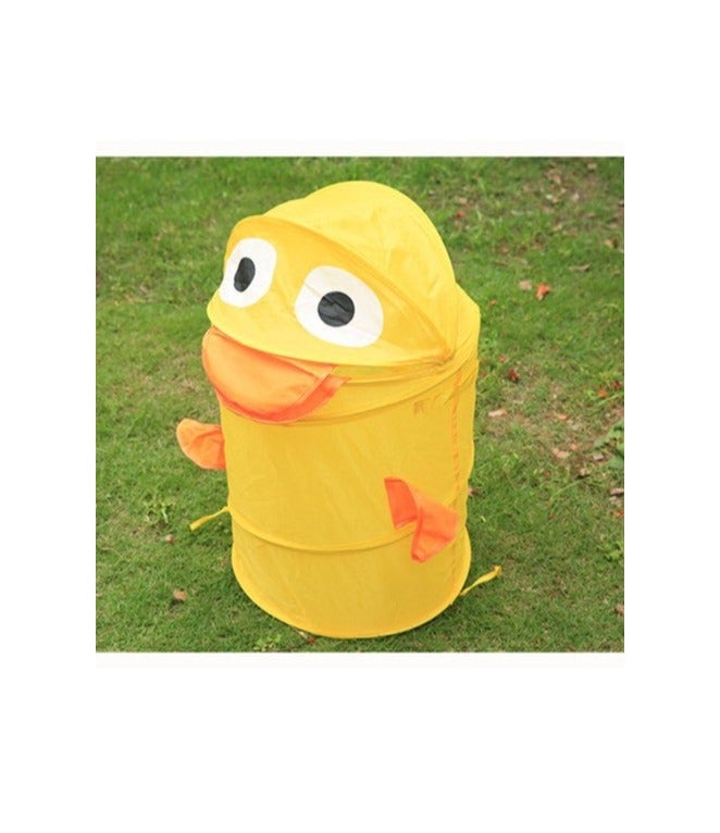 3D Cartoon Foldable Storage Basket for Kids' Toys and Clothes - Dustproof, Large Capacity Laundry  Bin