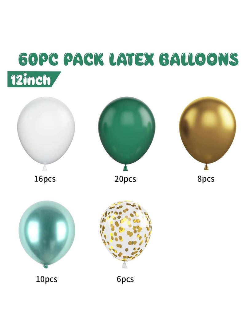 هوم زون 60 قطعة 12 انش بالونات لاتكس لحفلات اعياد الميلاد للاطفال بالونات هيليوم لحفلات الزفاف واعياد الميلاد وحفلات استقبال المولود وديكورات الحفلات للبنات - Image 2