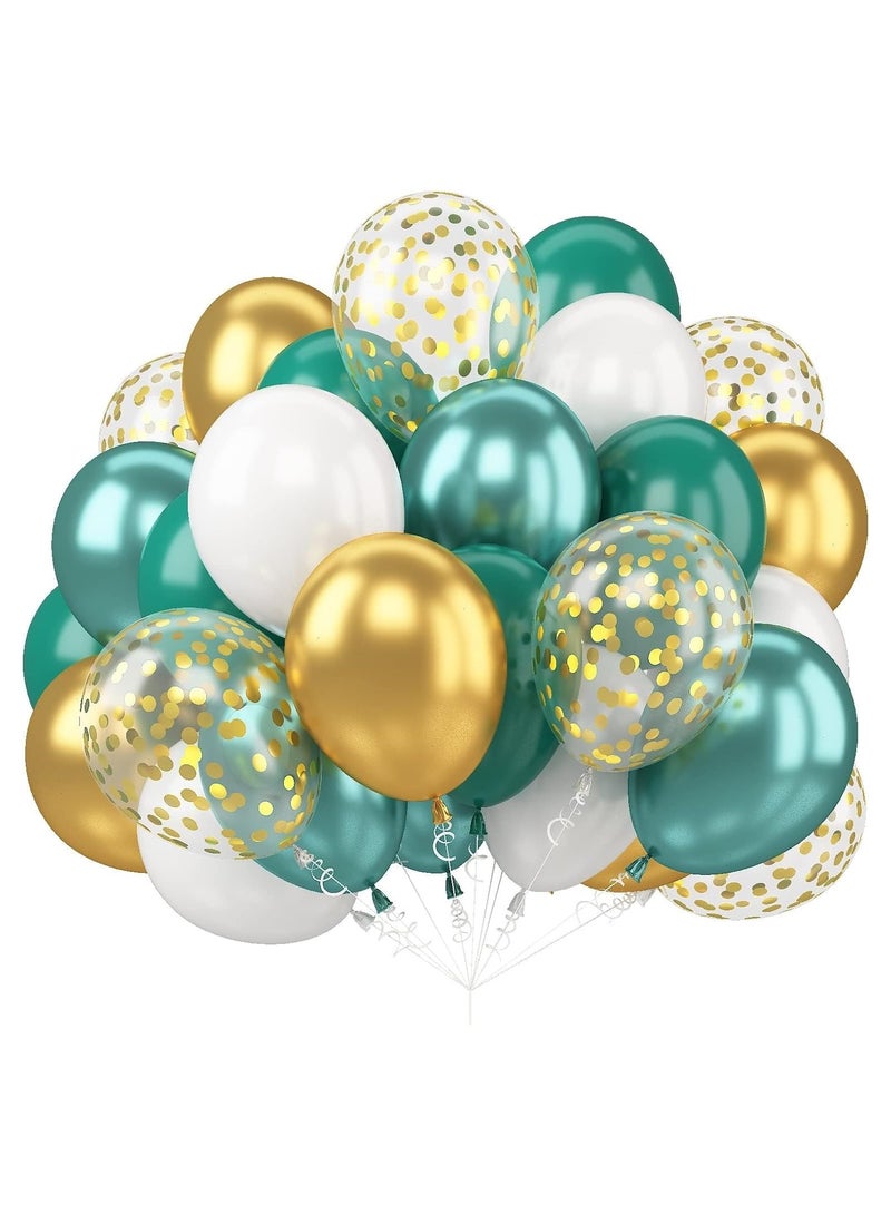 هوم زون 60 قطعة 12 انش بالونات لاتكس لحفلات اعياد الميلاد للاطفال بالونات هيليوم لحفلات الزفاف واعياد الميلاد وحفلات استقبال المولود وديكورات الحفلات للبنات - Image 1