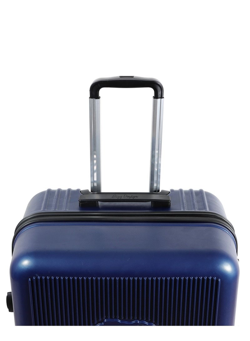 بيج ديزاين تصميم محيط خفيف الوزن للحمل مع عجلة دوارة ونظام قفل أزرق كحلي مقاس 24 بوصة - Image 5