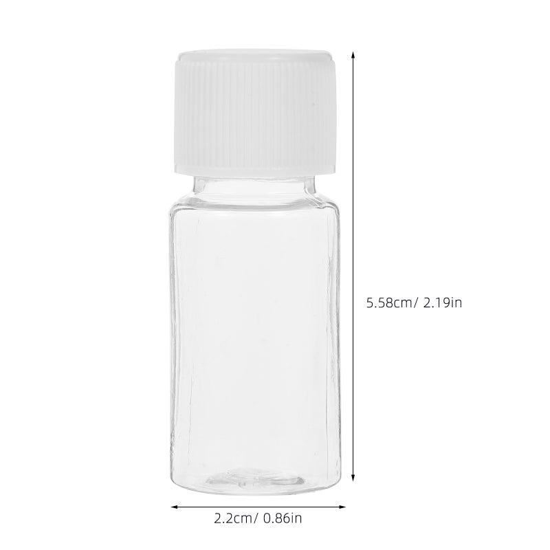 25pcs 10ml Sample Bottles Refillable Plastic Transparent Lotion Bottle Shower Gel Container - Image 2