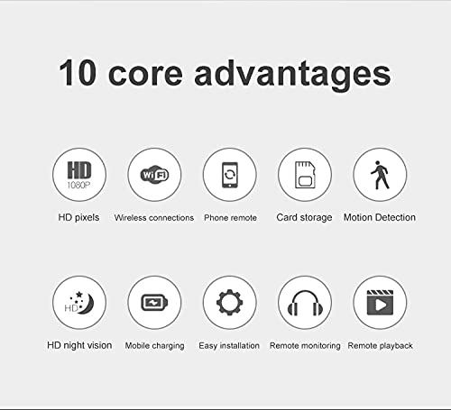 AUSHA كاميرا AUSHA® 3840 × 2160 8.5 ميجابكسل CCTV لاسلكية مع رؤية ليلية، كشف حركة ذكي، اتصال واي فاي عبر الهاتف المحمول، صوت ثنائي الاتجاه - Image 2