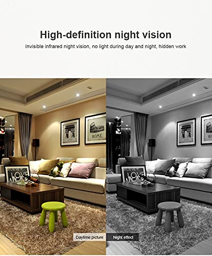 AUSHA كاميرا AUSHA® 3840 × 2160 8.5 ميجابكسل CCTV لاسلكية مع رؤية ليلية، كشف حركة ذكي، اتصال واي فاي عبر الهاتف المحمول، صوت ثنائي الاتجاه - Image 3