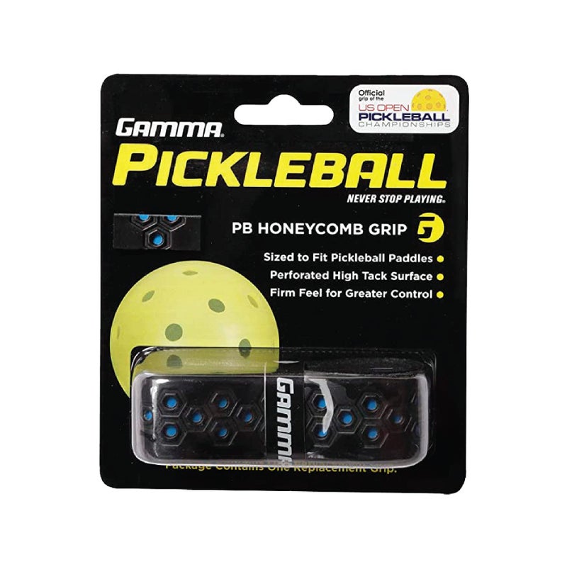 Gamma Honeycomb Cushion Grip for Pickleball Paddles MoistureWicking Pickleball Replacement Grip Premium Pickleball Equipment for Practice and Games