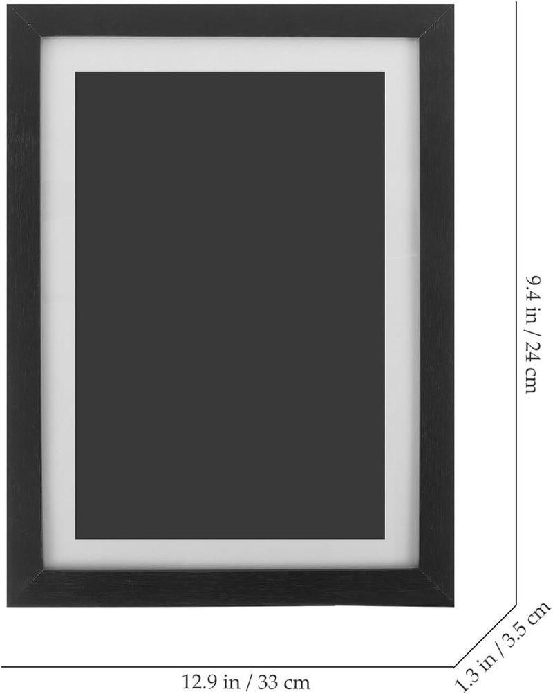إطار صور iplusmile Art Frames أسود بفتحة أمامية لعرض الأعمال الفنية، متين للرسومات وديكور المنزل - Image 2