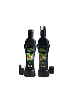 dhathri Dhathri Hair Care Plus Herbal Oil to Enhance Hair Growth & Control Hair Fall, Ayurvedic Hair Oil for Healthy Hair,100 ml Pack of 2  - Image 1