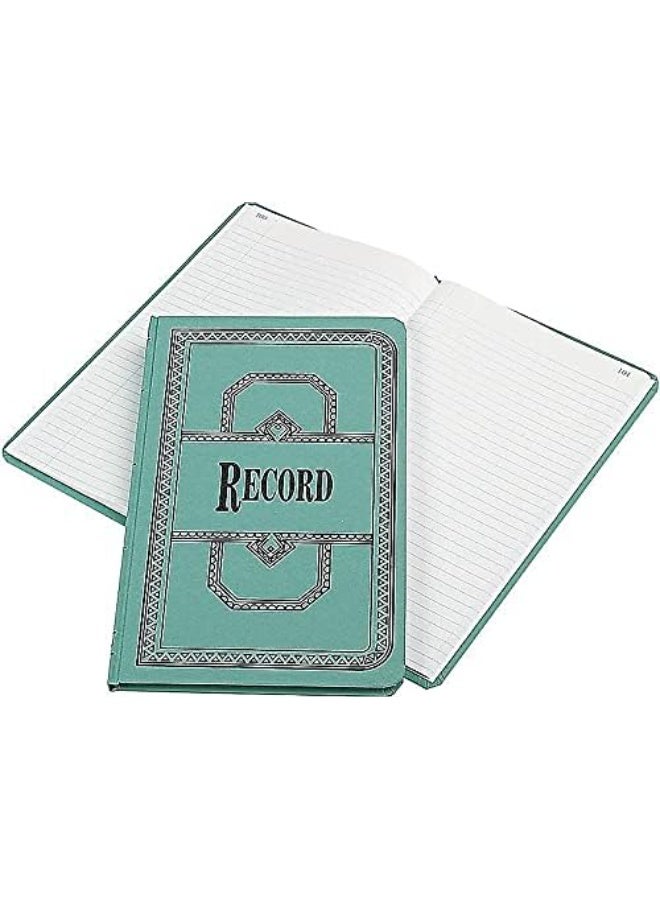 Boorum & Pease Boorum & Pease 66150R Record/Account Book, Record Rule, Blue, 150 Pages, 12 1/8 x 7 5/8 - Image 2