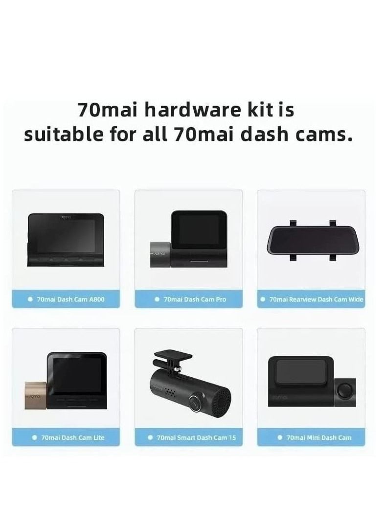 70mai - Hardwire Cable Kit for 24H Parking Monitoring for A500, A800 & DashCam Wide(MIDRIVE UP02 - Image 1