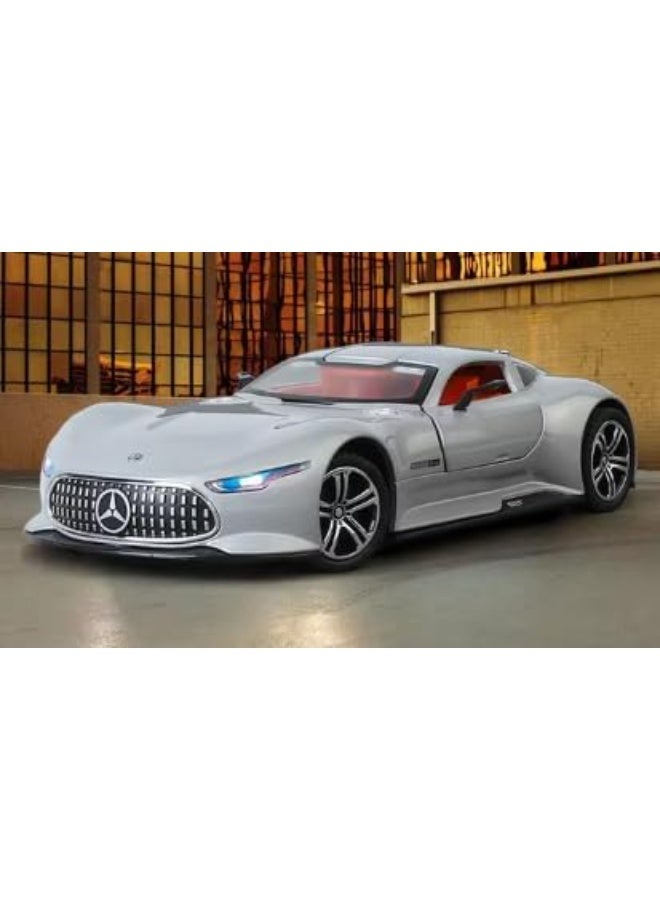 سيارة مرسيدس AMG Vision GT الخارقة بمقياس 1:24 (طراز مصبوب يعمل بآلية السحب للخلف) - B2435 - Image 2