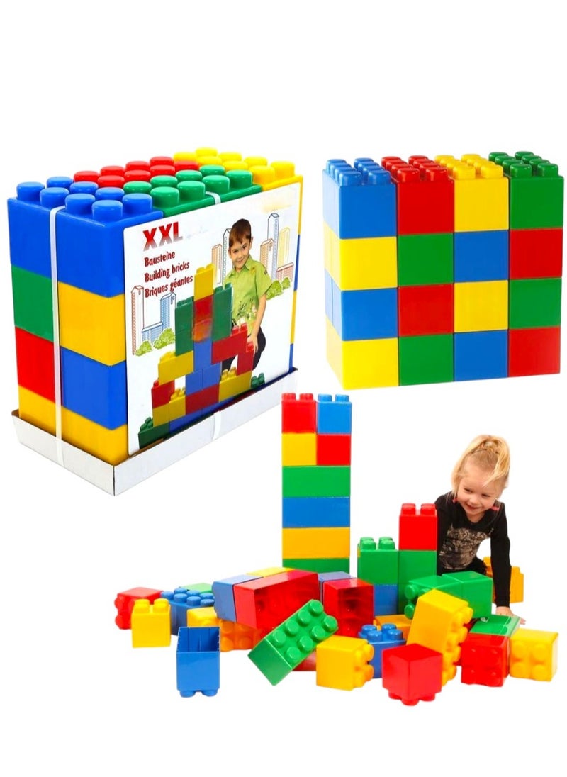 Toy Box Large Bricks  Building Blocks 16pcs Learning Educational Toy for kids  - Image 1