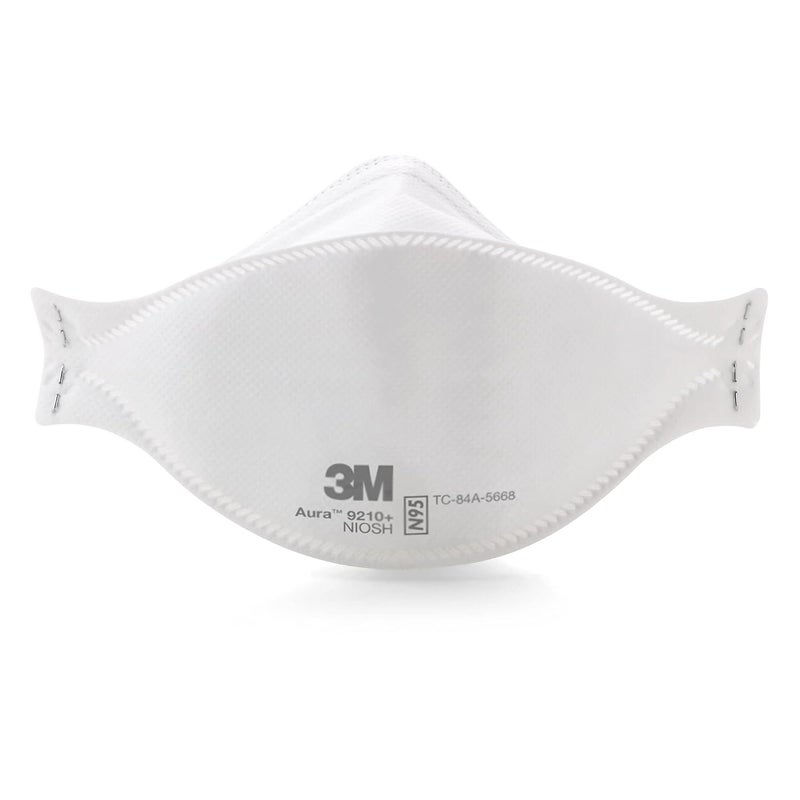 3M Aura Particulate Respirator 9210+, N95, Pack of 20 Disposable Respirators - Image 2