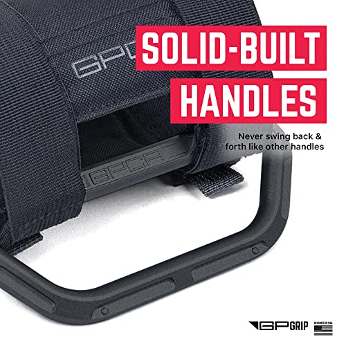 GPCA جي بي سي إيه - مقبض جاب ليت، معدن الألمنيوم، قضيب رول براءة اختراع لجيب رانجلر 4xe، JL، JT، JK، سبورت، صحراوي وروبيكون 4DR/2DR 2007-2023، زوج واحد، أسود جت - Image 5