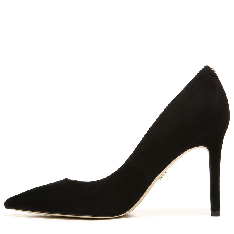 Sam Edelman Womens Classic Hazel Pump Black Suede 6 US