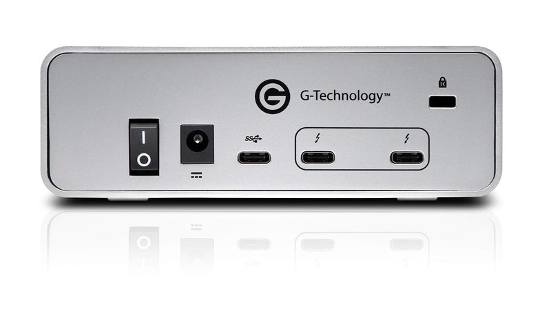 G-Technology 18TB G-DRIVE with Thunderbolt 3 and USB-C Desktop External Hard Drive, Silver - 0G10804-1 - Image 4