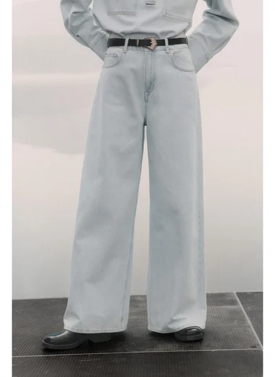 H&M Wide High Jeans