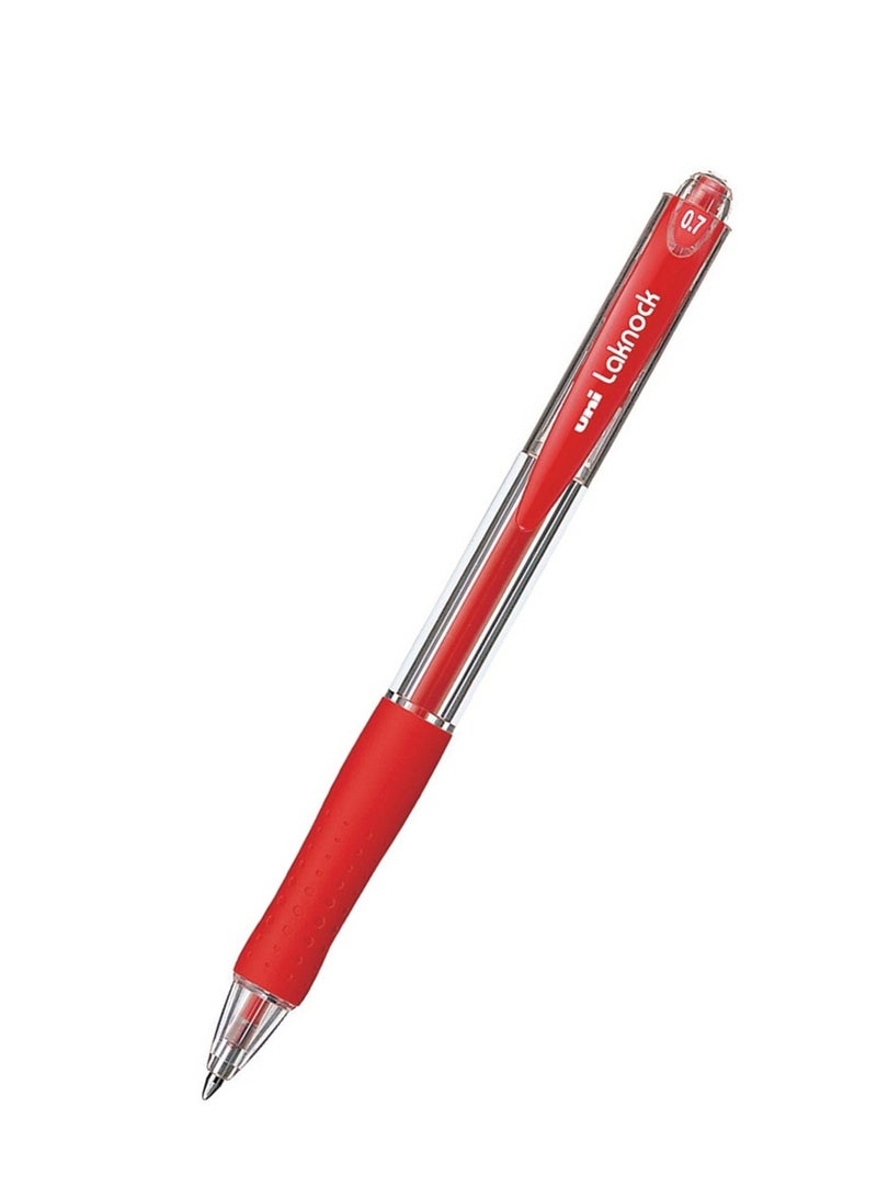 Uniball 4-Piece Laknock Ballpoint Pen 0.7mm Tip Multicolour  - Image 3